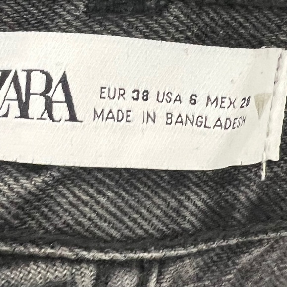 Zara black distressed wash jeans - Picture 3 of 3